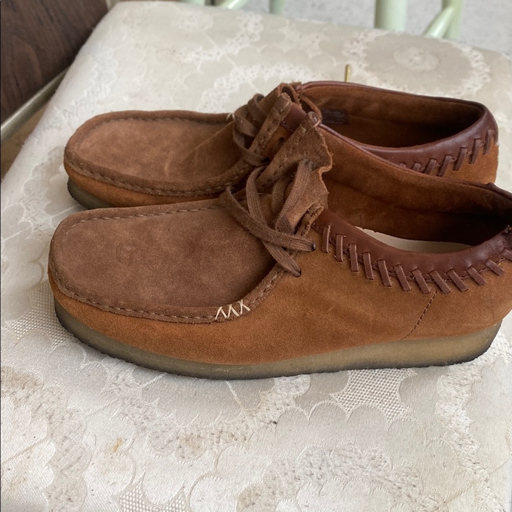Clarks Originals Men's Wallabee in Dark Tan Combi